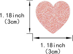 Rose Gold Heart Wedding Party Table Confetti Engagement Anniversary Valentines D