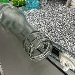 Clear Glass Bottles 187 ml Case of 24 Party Wedding Shower Favors Crafts NIB