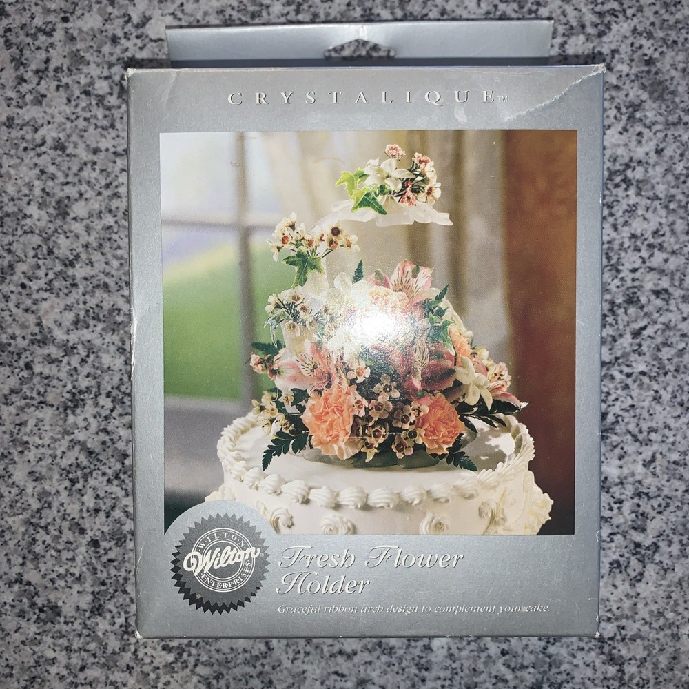 Wilton Fresh Flower Holder Cake Topper, Wedding Cake, All Occasion Cakes