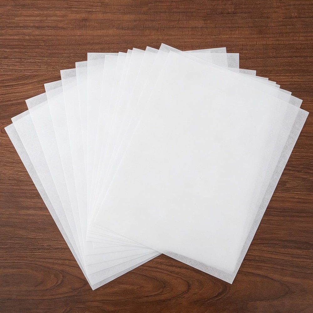 100 Sheets 5×7 inch White Tea Bag Paper 40gsm for Gelli Plate Printing & Collage