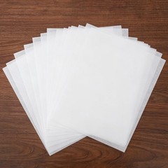 100 Sheets 5×7 inch White Tea Bag Paper 40gsm for Gelli Plate Printing & Collage