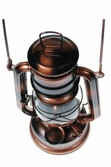 Q=2 Kerosene Oil Lantern – Emergency Hanging Camping Light – Brass Small Size