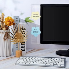 Zonon 6 Pieces Monitor Memo Board, Boards for Computers 11.3 X 3 Inches