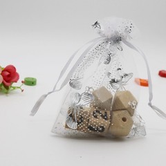 100Pcs 9X12cm Butterfly Organza Jewelry Gift Pouch Candy Pouch Drawstring9068