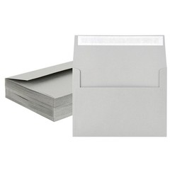 50 Pack A2 Envelopes for Invitations,4.37×5.75 A2(4.375×5.75in), gray