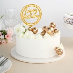 12 CAKE TOPPER Picks Faux Pearl Balls Cupcake Decorations Party Events Supplies