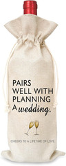 Wine Bag Wedding Gift for Mr and Mrs – Engagement Gift J14