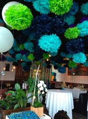 MIXED SIZE 4″ 8″ 12″ Tissue Paper Pom-poms Flowers Wedding Party DIY Decoration