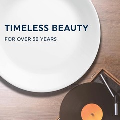 Square Simple Lines Dinner Plate Set 6 Pack