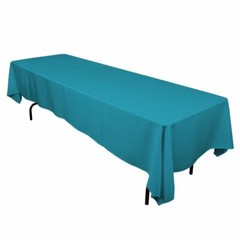 10 Polyester Tablecloths RECTANGULAR 60″ x 126″ Inch Hotel 25 COLORS SALE USA