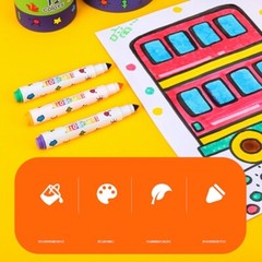 12/24/36 Color Washable Markers for Kid Adult Art Drawing DIY Scrapbooking