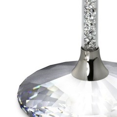 Amlong Crystal Champagne Flutes with 2 Count (Pack of 1), Clear