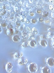 4Lb Crystal Acrylic Diamond Vase Gems or Table Scatters (Small 1.2cm, Clear)