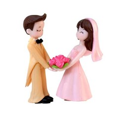 Wedding Cake Toppers Desk Decoration Mini Miniature Scene People for Valentines