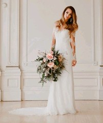 Professional Bridal Bouquet Silk Faux Flowers Colorful Spring Summer Loose Style