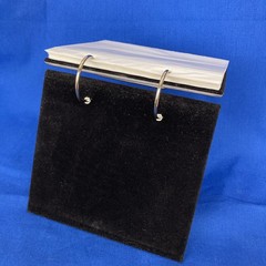Malden Photo Album Silver Tone 4×6 Wedding Flip Display ~ With This Ring
