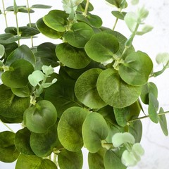 6 pcs 19″ tall Light Green Eucalyptus Artificial Greenery Bushes Wedding Party