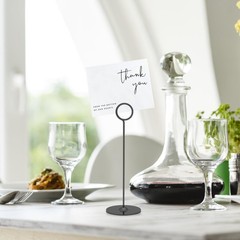 16 Pieces Table 8 inches Table Number Holders Place Steel Card Holders for Ph…