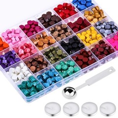 Versatile 624Pcs Wax Seal Beads in 24 Radiant Colors for All Craft Projects