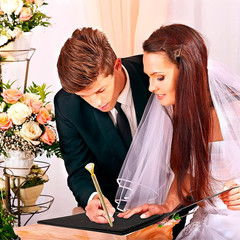 Midube Signing Pen and Acrylic Holder Set Pen for Wedding Bridal Guest Sign in A