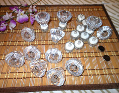 12 Pc ~ ACRYLIC DIAMOND LED COLOR CHANGING LIGHTS , TABLE PARTY DECOR