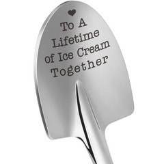 LEJIAJINW Engagement Gifts about 1.0oz, To A Lifetime of Ice Cream Together