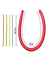200 PCS Latex Twisting Balloons 260Q Magic Balloons Assorted Color Long