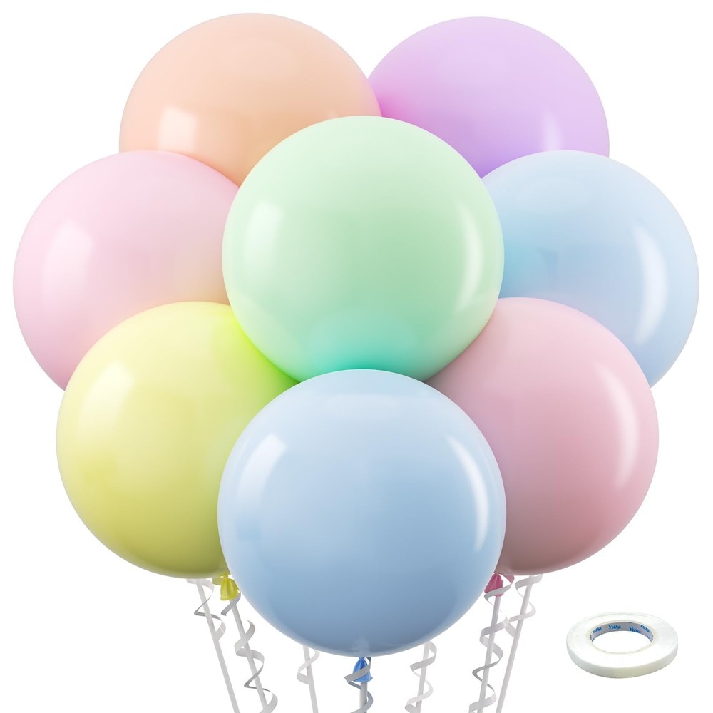 Premium Rainbow Latex Balloons for Birthday Wedding Bridal Party Decoration