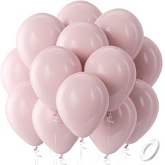 Dusty Pink Balloons Latex Party Balloons – 100 12inch (Normal) 13-pink-j138