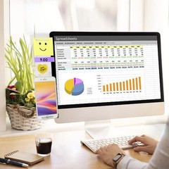 Office Desk Accessories Computer Monitor Memo Board 1