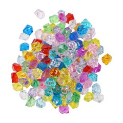 Decorative Glass Pebbles Stone Beads Vase Nugget Wedding Home Ornament New Uk