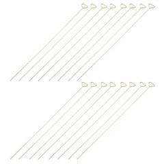 40 Pcs Metal Flower Card Holder Floral Decorative Arrangement Picks