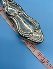 Stainless Steel Salad & Pie/Cake 3 PC Server Set – Nice Pattern & Heavy Duty-VTG