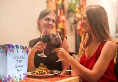 Bridesmaid Proposal Gift Bag (empty) Premium Paper, Holds Wine Bottle-12 in tall