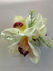 Hand Made orchid wrist Corsage