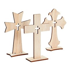DIY Wooden Crosses for Crafts – DIY Blanks to Paint & Cross Decor with Stands