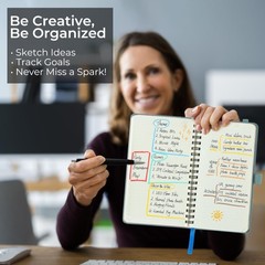Planner 2026-2027 Daily Weekly and Monthly,6.5″x3.75″,18 Months Spiral Bound …