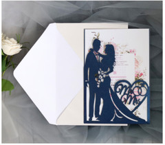 10pcs Laser Cut Wedding Invitation Card Engagement Name Place Card Table Number