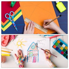 MECCANIXITY 25 Sheets Colored 8 x 12 inches / 20 x 30 cm, Assorted Colors
