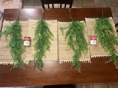 20Pcs Artificial Boston Fern Plant Fake Hanging Trailing Foliage Vine Home Decor