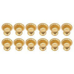10Pcs 15cm Gold Metal Centerpieces Flower Vase Wedding Anniversary Party Decor