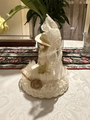 1985 Wilton Vintage Western Cowgirl Cowboy Couple Wedding Cake topper