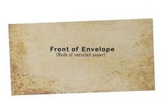 30 x Vintage and Antique Looking Envelopes Made from Recycled Paper A4, Brown