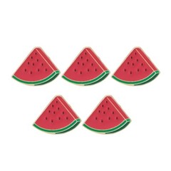 Fruit Badge Cartoon Pin Alloy Texture Fashion Accessories for Clothing and Bags