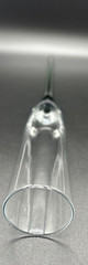 Beautiful Hand blown Colorful Crystal Footless Long Stem Champagne Flutes & Vase