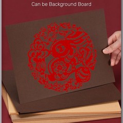 KYMY Brown Colored Cardstock Paper, 30 Sheets 11.7 inches x 8.3 inches,