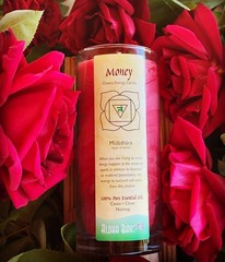 Aloha Bay Premium Scented Hand Made Chakra Energy Jar 11 Oz Jar Muladhara Yoga
