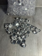 1.9 Lbs+ Lbs, 520+ Pcs, 2 Sizes Mixed, Diamond Confetti Vase Filler Bulk A32
