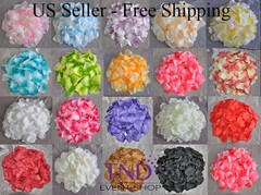 400/1200/2000 PCS ROSE FLOWER PETALS WEDDING PARTY TABLE FLORAL CONFETTI
