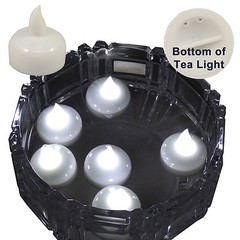 FREESH 6X Waterproof LED Floating Tealight Flameless Candle Wedding Party WHITE